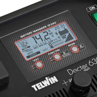 Máy Sạc & Khởi Động Ắc Quy Thông Minh Telwin DOCTOR START 630