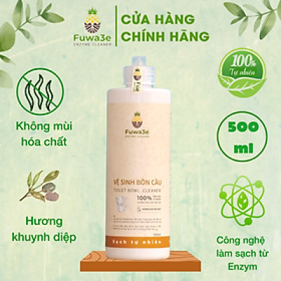 Nước tẩy bồn cầu Fuwa3e hữu cơ diệt khuẩn với tinh chất khuynh diệp 500ml