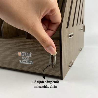 Kệ hồ sơ gỗ Enter KG061 lắp ráp