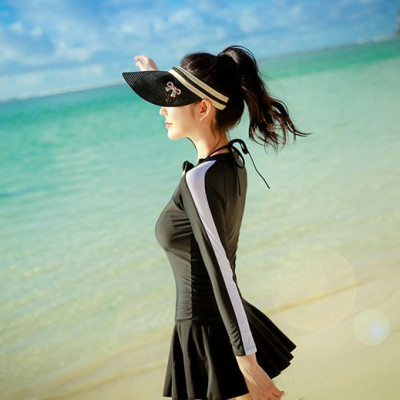 Váy Tắm Biển Dài Tay Liền Thân Chống Nắng