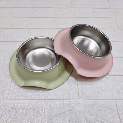 Bát Ăn Inox Chống Kiến Cho Chó Mèo Nhiều Màu