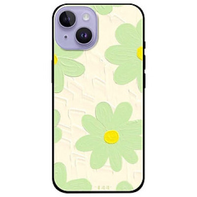 Ốp lưng dành cho Iphone 14 - Iphone 14 Plus - Iphone 14 Pro - Iphone 14 Pro Max - Hoa Xanh Nhuỵ Vàng