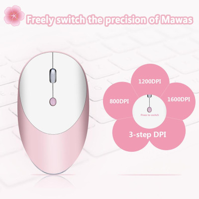 Chuột không dây HXSJ T36 chế độ BT 3.0 + 5.0 + 2.4G