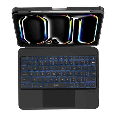 Bao da bàn phím tháo rời WiWu Combo Pro 360 độ cho Gen 11 / A16 , Pro M4 , Air 7/6/5/4 , 11 inch M1/M2 kèm giá đỡ