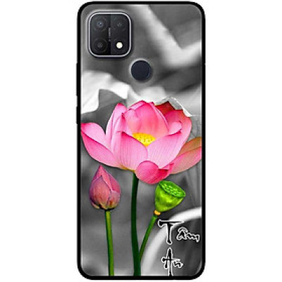 Ốp lưng cho Oppo A15 - A15s - Oppo A35 4G - A17 - A17K - Oppo A57 - A95 5G - Sen Hồng Tâm An - Hàng Chính Hãng