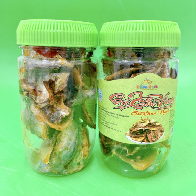 Đặc Sản Bình Thuận - Cá Chỉ Vàng Sốt Chua Ngọt (Nguyên Con) Đầm Sen - 120G