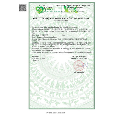 Viên Uống Hỗ Trợ Tóc Chắc Khỏe, Giảm Tóc Gãy Rụng, Tóc Bạc Sớm Healthy Hair Care