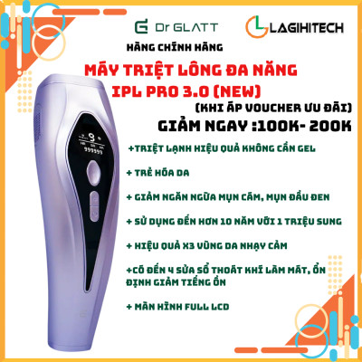 Máy triệt lông đa năng DR GLATT IPL PRO 3.0 (NEW) - Hàng Chính Hãng
