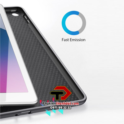 Bao da cho iPad 10.2 2019 (iPad Gen 7) chính hãng Dux Ducis Domo có ngăn để bút - Hàng chính hãng