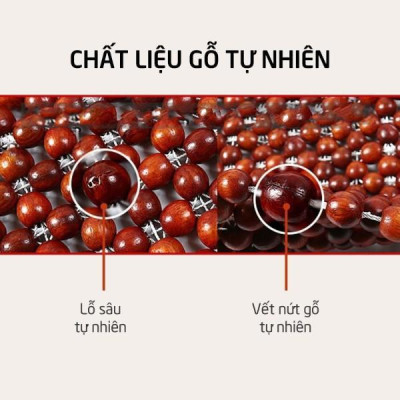Lót Ghế Hạt Gỗ Nhãn, Hương, Pơ Mu Cho Ghế Ô Tô