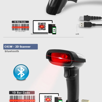 Máy quét mã vạch không dây – Máy đọc mã vạch không dây- Optori C41 ( Hàng chính hãng)