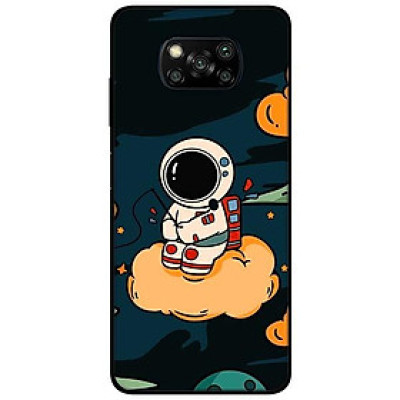 Ốp lưng dành cho Xiaomi Poco X3 mẫu Du Hành Câu Cá