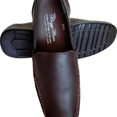 Giày Mọi Nam BIGGBEN Da Bò Thật Cao Cấp GM139