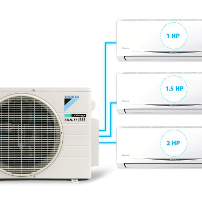 Hệ Thống Máy Lạnh Multi S Daikin Inverter Combo MKC70SVMV/CTKC25RVMV+CTKC35RVMV+CTKC50RVMV Gas R32 Treo Tường 1 Chiều Lạnh Hàng Chính Hãng - Chỉ giao tại HCM