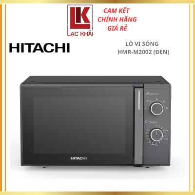Lò vi sóng Hitachi HMR-M2002, dung tích 20L, màu đen, 700W, 5 mức công suất - Hàng chính hãng