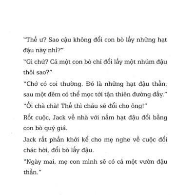 Ngày Xửa Ngày Xưa - Jack Và Cây Đậu Thần (Tái Bản)