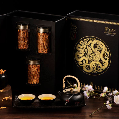 QUÀ TẶNG CAO CẤP - SET 3 LỌ ĐÔNG TRÙNG HẠ THẢO Ý AN