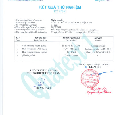 Nước lau sàn đuổi muỗi hữu cơ Bồ Hòn tinh dầu Sả Chanh 2000ml thương hiệu Ecocare