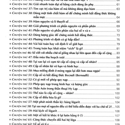 Sách tham khảo- Trăm Lẻ Một Chuyện Lí Thú Về Toán (Dành Cho Các Bạn Có Trình Độ THPT)_HA