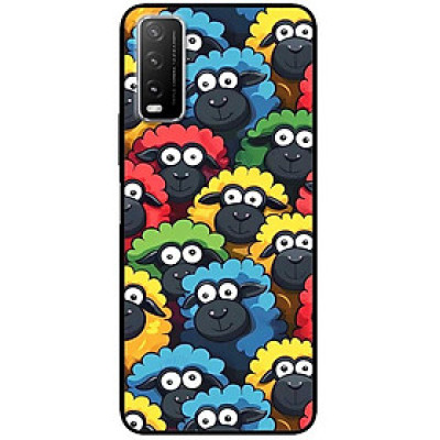 Ốp lưng cho Vivo Y20 - Y12s - Y20s - Y21 - Y21s - Y33s - Y33T - Họa Tiết Cừu - Hàng Chính Hãng