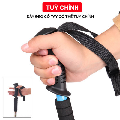 Gậy leo núi, đi bộ, trekking GoodFit GF03E chất liệu hợp kim nhôm có thể rút gọn