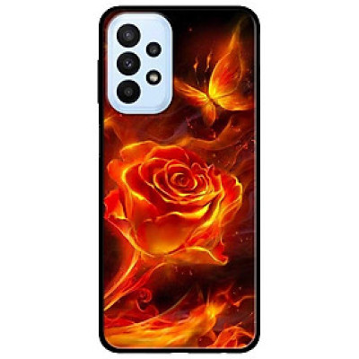 Ốp lưng dành cho Samsung A23 4G - A53 5G - A73 5G - Hoa Hồng Lửa