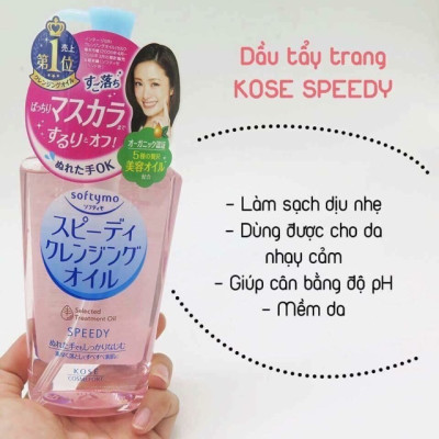 Dầu Tẩy Trang Kose Softymo Speedy Cleansing Oil Nd túi refill 200ml