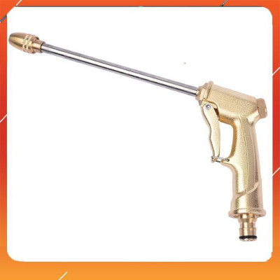 Vòi Xịt️Evoucher Bộ dây vòi xịt nước rửa xe, tưới cây , tăng áp 3 lần, loại 15m 206701-3 đầu đồng,cút đồng,+  đai