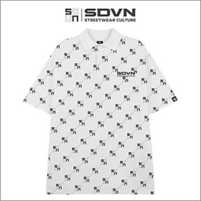 Áo Thun POLO Unisex Form Rộng - Brand Chính Hãng SDVN - LOGO