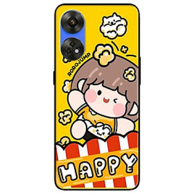 Ốp lưng dành cho Oppo Reno 8T 4G - Reno 8T 5G - Reno 10 5G - Reno 10 Pro 5G - Búp Bê Hạnh Phúc - Hàng Chính Hãng
