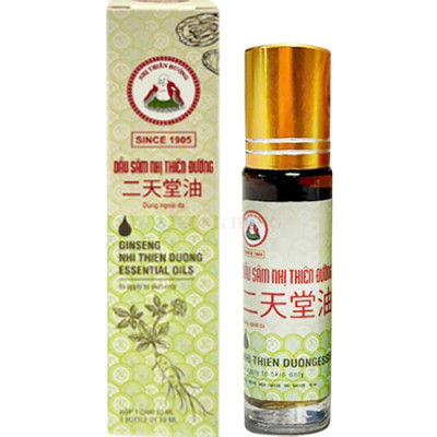 Dầu lăn sâm Nhị Thiên Đường Essential Oil 10ml (01 chai/02 chai/03 chai/04 chai/05 chai/10 chai) - Hàng chính hãng