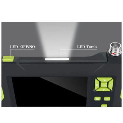 Camera Nội Soi Công Nghiệp Màn Hình Cầm Tay 4,3 inch 8mm 2.0mp Cáp Mềm Với Pin 18650mAh P30 - Hàng Nhập Khẩu