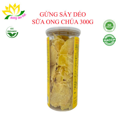 GỪNG SẤY DẺO SỮA ONG CHÚA 300G - HƯƠNG SEN VIỆT