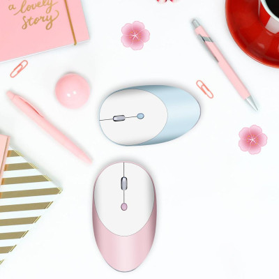 Chuột không dây HXSJ T36 chế độ BT 3.0 + 5.0 + 2.4G