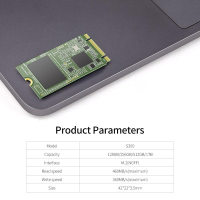 EAGET S300 SSD M.2(NGFF) Solid State Drive High Speed Transmission Compact Slient Shockproof SSD for PC Laptop 1TB