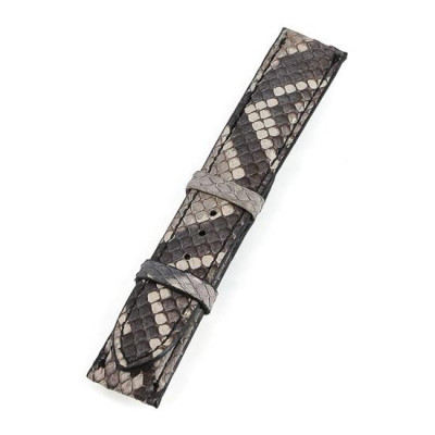 HT8301 - Dây đồng hồ Huy Hoàng da trăn size 16, 18, 20 màu da nguyên thủy
