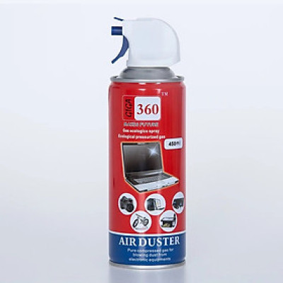 Bình xịt vệ sinh máy ảnh, bàn phím, bo mạch máy tính 450ML- Bình xịt khí nén đa năng dùng cho máy quay, ống kính, điện thoại DRU - Hàng Chính Hãng