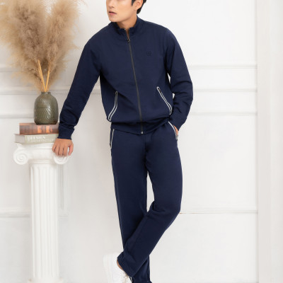 Bộ nỉ kéo khóa nam Aligro BN8