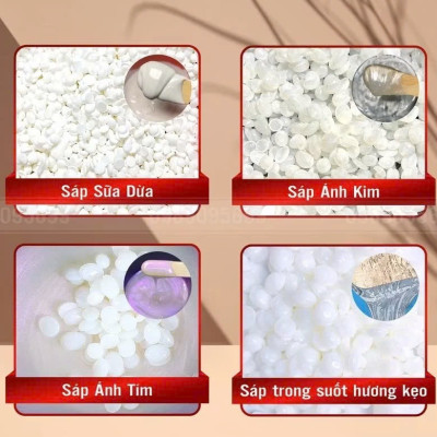 COMBO Sáp Tẩy Lông Nóng Dạng Hạt 100g Và 30ml Mỡ Trăn Sap Wax Triệt Lông Tặng Kèm Giấy Và Que