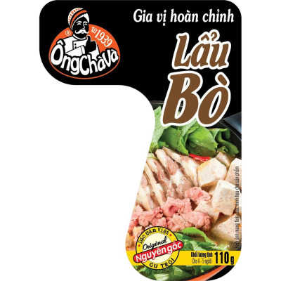 Gia Vị Nấu Lẩu Bò Hoàn Chỉnh Ông Chà Và 110g (Beef Hotpot)
