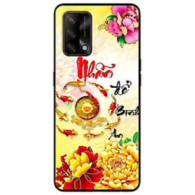 Ốp lưng dành cho Oppo A54 - A74 - A94 - mẫu Thư Pháp Nhẫn Bình An