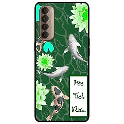 Ốp lưng dành cho Oppo Reno 4 Pro mẫu Cá Koi  Mộc