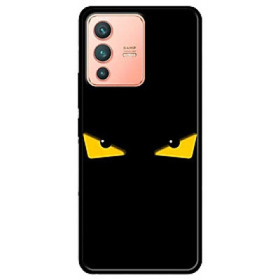 Ốp lưng dành cho Vivo V23 5G / S12 - Vivo Y15s / Y15A mẫu Mắt Vàng Nền Đen Giữa