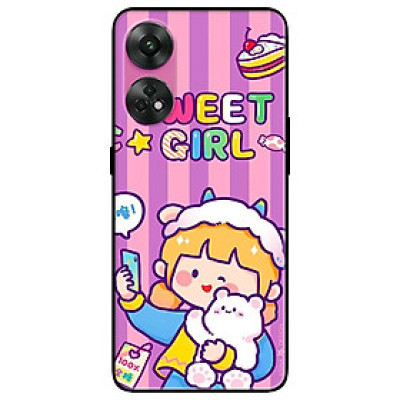 Ốp lưng dành cho Oppo Reno 8T 4G - Reno 8T 5G - Reno 10 5G - Reno 10 Pro 5G - Cô Gái Ngọt Ngào - Hàng Chính Hãng