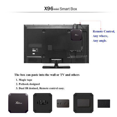 Android TV Box Enybox X96 Mini, ram 2GB, bộ nhớ trong 16GB - Hàng Nhập Khẩu