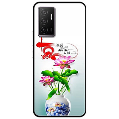 Ốp lưng cho Vivo V23e - Y31 -Y51 - Y55 - Y55s - Y55 2022 - Sen Tâm Hoa - Hàng Chính Hãng