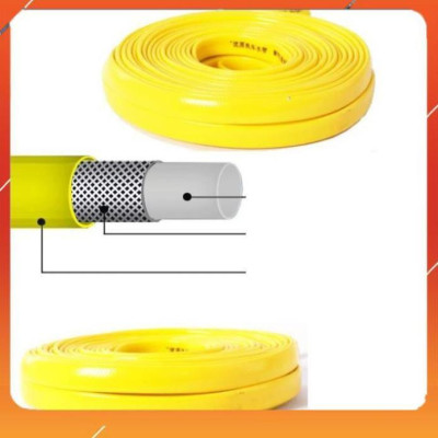 Vòi Xịt️Evoucher Bộ dây vòi xịt nước rửa xe, tưới cây , tăng áp 3 lần, loại 7m, 10m 206319 cút sập,+  móc khoá