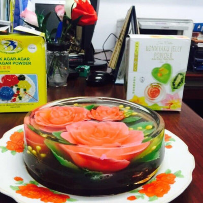 BỘT THẠCH RAU CÂU GIÒN AGAR SINGAPORE - AGAR-AGAR POWDER - JIM WILLIE