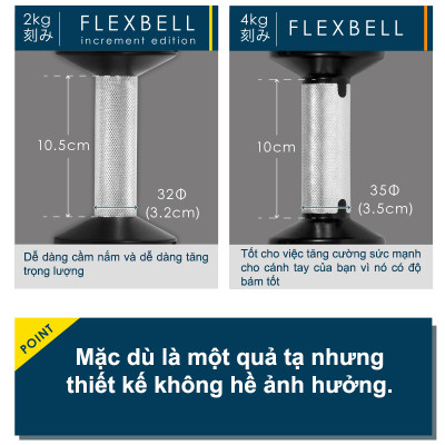 NUOBELL FLEXBELL - QUẢ TẠ TAY 36KG (16 CẤP ĐIỀU CHỈNH TRỌNG LƯỢNG) TẬP GYM TẬP THỂ DỤC TẬP TẠ TẬP LUYỆN CƠ BẮP