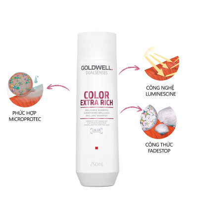 Dầu Gội Giữ Màu Goldwell Color Extra Rich – Dưỡng Ẩm, Giúp Tóc Nhuộm Bền Màu